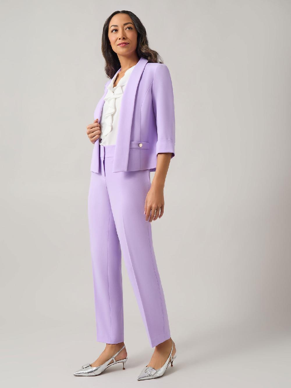 Kasper Shawl Collar Jacket Iconic Stretch Crepe