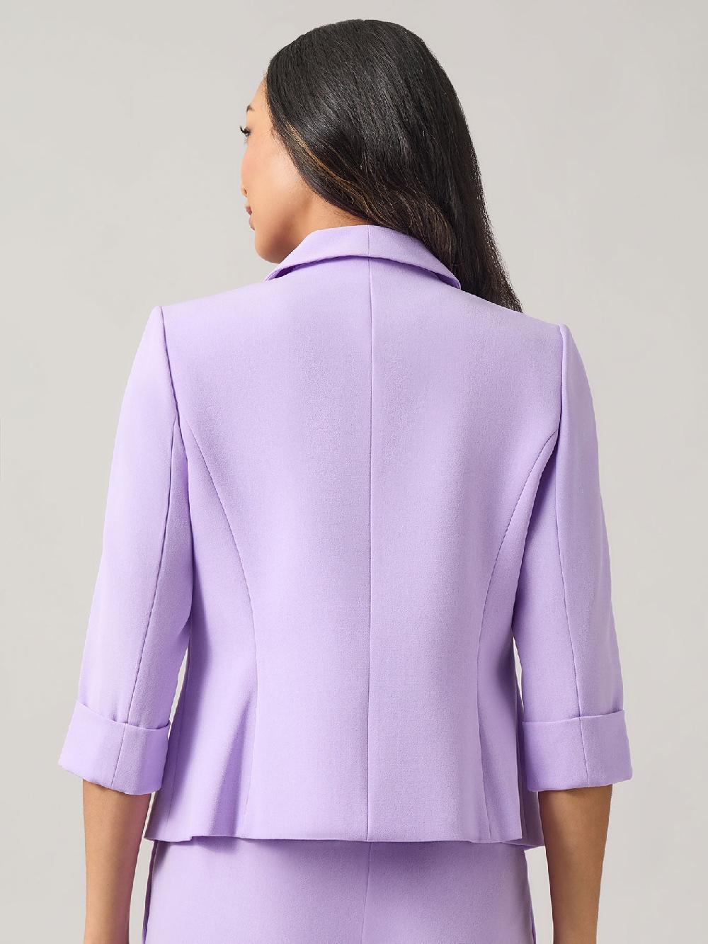 Kasper Shawl Collar Jacket Iconic Stretch Crepe