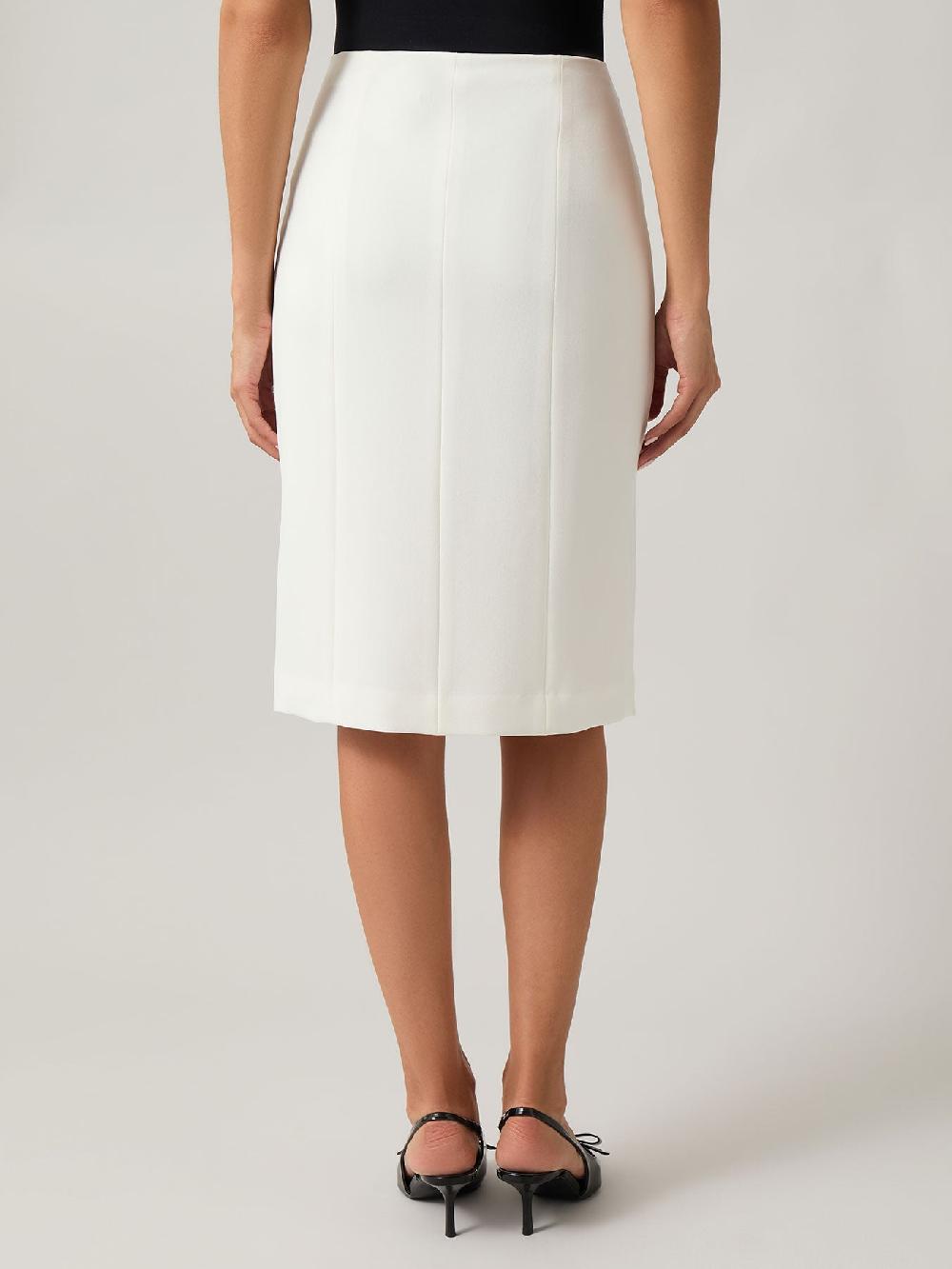 Kasper Side Paneled Pencil Skirt