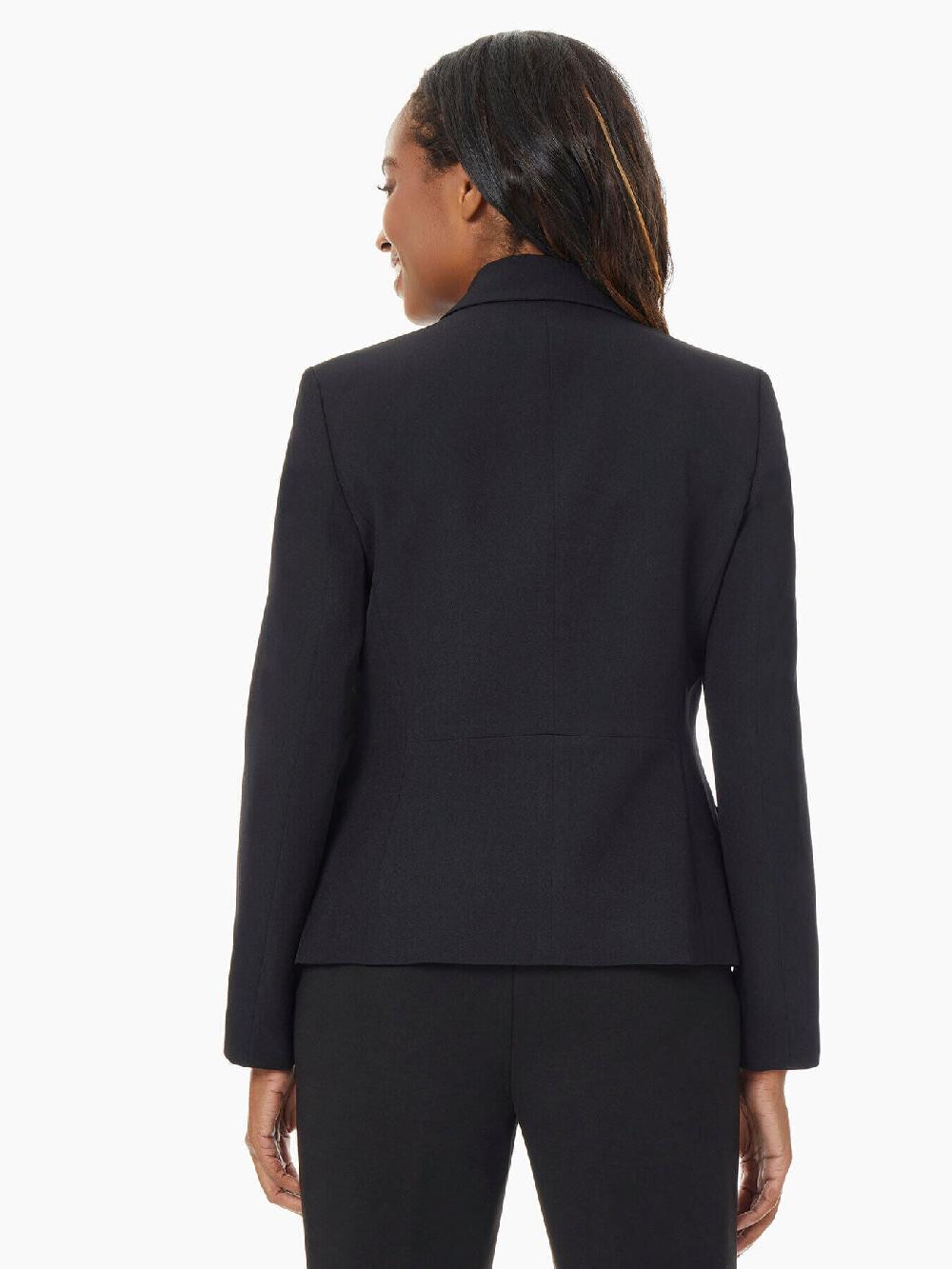 Kasper Two Gold Button Jacket Iconic Stretch Crepe