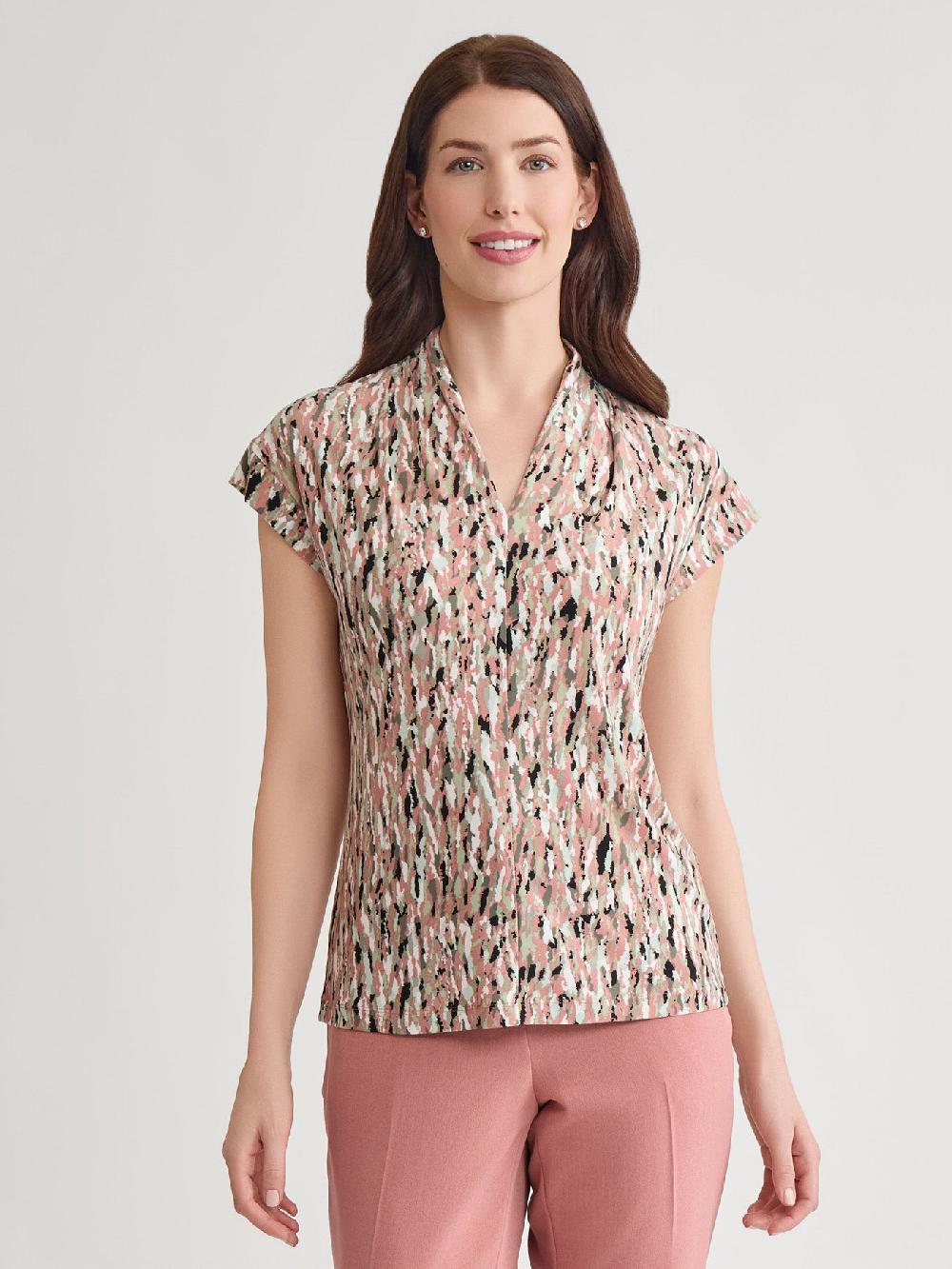 kasper V-Neck Top Everyday Knit