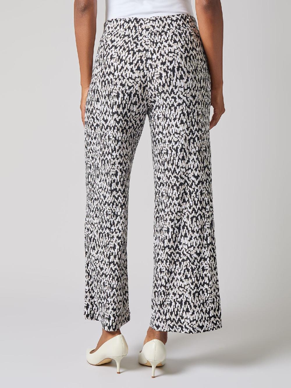 Kasper Wide Leg Pants Printed Everyday Knit