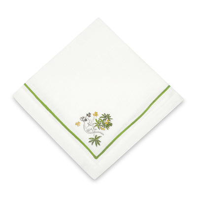 kassatex Art-chives Monkey and Mango Tree Napkin Set of 4