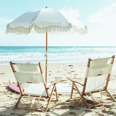 Kassatex Business & Pleasure Co. The Tommy Chair - Antique White