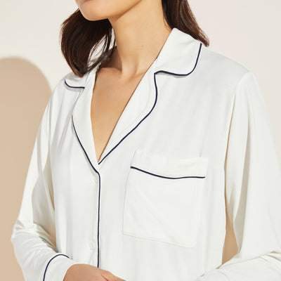 Kassatex Eberjey Gisele Long Sleeve And Short PJ Set