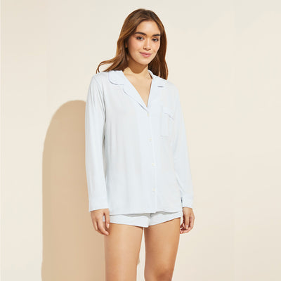 Kassatex Eberjey Gisele Long Sleeve And Short PJ Set