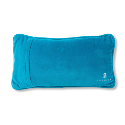 Kassatex Furbish Studio I Came I Saw Needlepoint Pillow