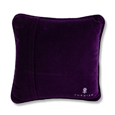 Kassatex Furbish Studio I Can Buy Myself Flowers Needlepoint Pillow