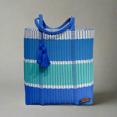 Kassatex Ixoq Cesta Recycled Plastic Triple Band Tote