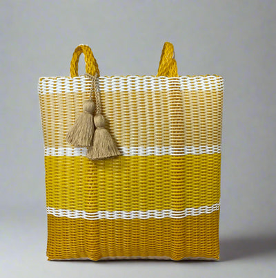 kassatex ixoq Cesta Recycled Plastic Triple Band Tote