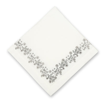 kassatex Art-chives Rose Bush Napkin Set of 4