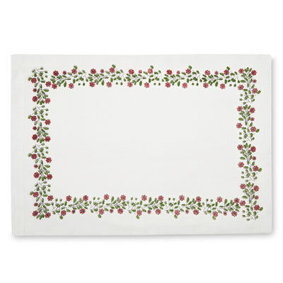 Kassatex Art-chives Rose Bush Placemat Set Of 4