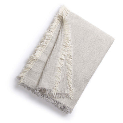 Kassatex Brentwood Cotton-Wool Throw