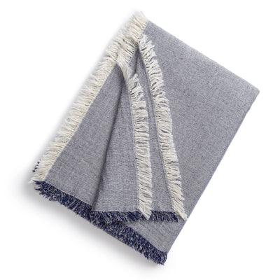Kassatex Brentwood Cotton-Wool Throw