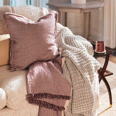 Kassatex Brentwood Cotton-Wool Throw Pillows