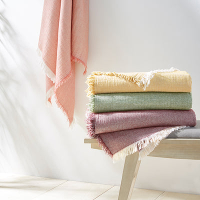 kassatex Brentwood Cotton-Wool Throw