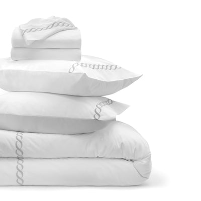 kassatex Catena Embroidered Percale Bedding Bundle