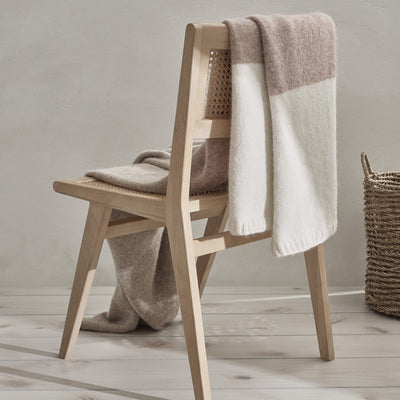 kassatex Color Block Alpaca Throw