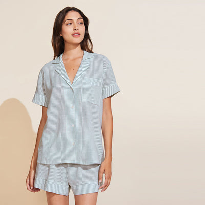 kassatex Eberjey Nautico Shortie Short PJ Set