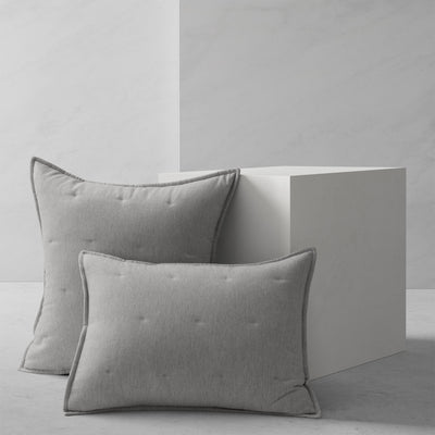 kassatex Flannel Bamboo Tufted Shams