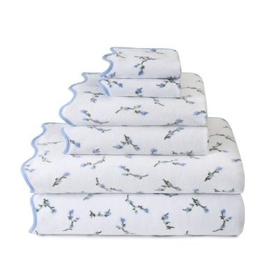 Kassatex Floral Scallop Towel