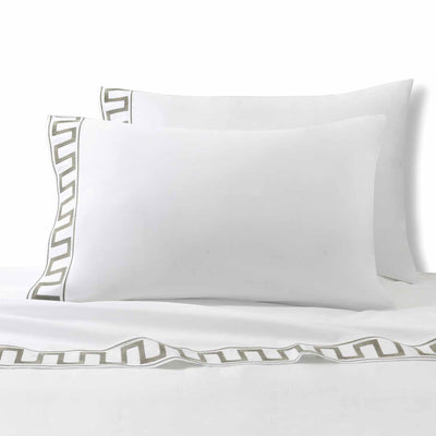 Kassatex Greek Key Pillowcase Set Of 2