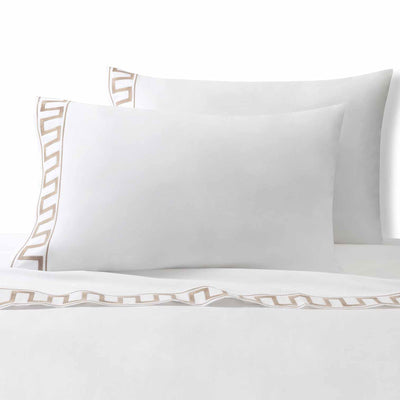 Kassatex Greek Key Pillowcase Set Of 2