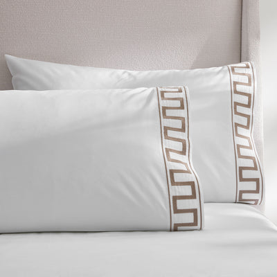 kassatex Greek Key Pillowcase Set of 2