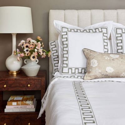 Kassatex Greek Key Sham Set Of 2