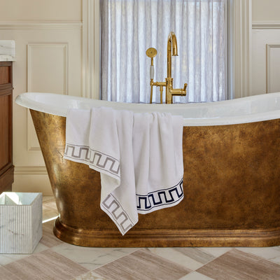 Kassatex Greek Key Towels