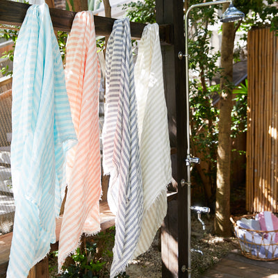 Kassatex Holbox Linen Beach Blankets