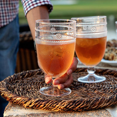 Kassatex Juliska Isabella Acrylic Goblet Set Of 4