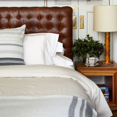 Kassatex Lorimer Washed Percale Duvet