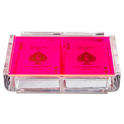 Kassatex Luxe Dominoes 2-Deck Playing Card Set