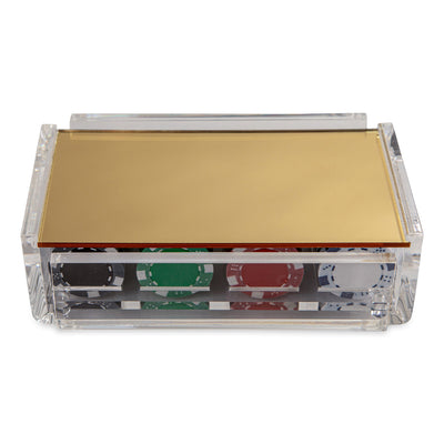 Kassatex Luxe Dominoes Poker Chip Set