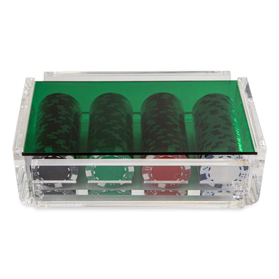 kassatex Luxe Dominoes Poker Chip Set