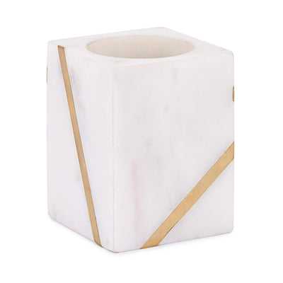 Kassatex Marble Brass Bath Accessories