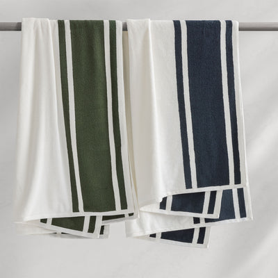 Kassatex Mari Stripe Reversible Beach Towels