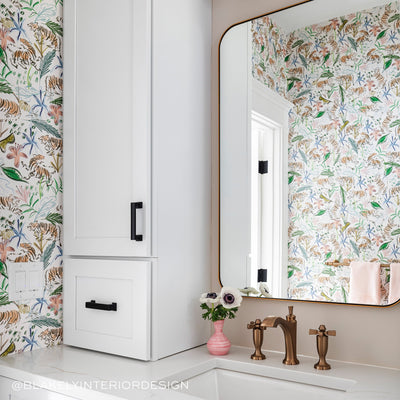 Kassatex Pepper Home Frida Pink Wallpaper