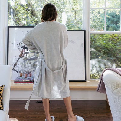 Kassatex Relaxed Flannel Robe