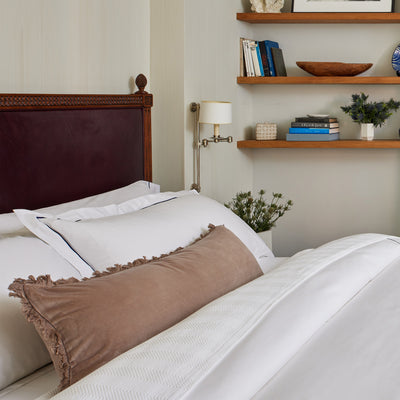 Kassatex Ricamo Embroidered Sateen Sham Set Of 2