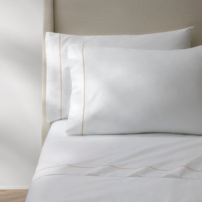 Kassatex Ricamo Embroidered Sateen Sheet Set
