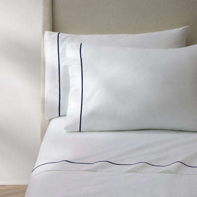 Kassatex Ricamo Embroidered Sateen Sheet Set