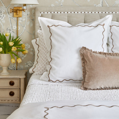 Kassatex Ripple Sham Set Of 2