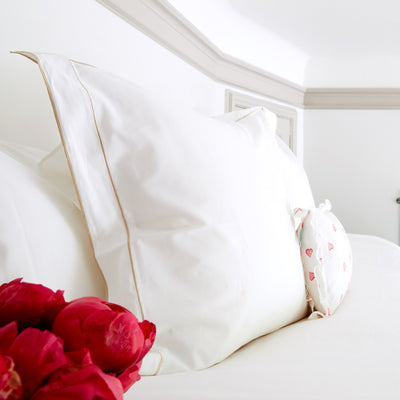 Kassatex Salerno Embroidered Percale Shams