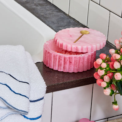 Kassatex Shopbop Wavy Salt Cellar