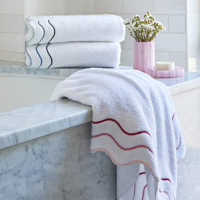 Kassatex Shopbop Wavy Towels