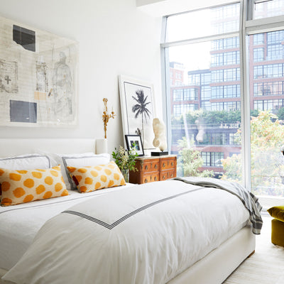 Kassatex Strada Embroidered Percale Bedding Bundle