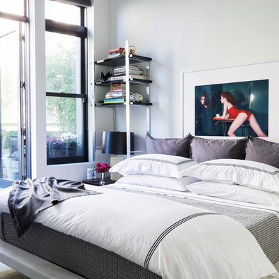 Kassatex Strada Embroidered Percale Duvet