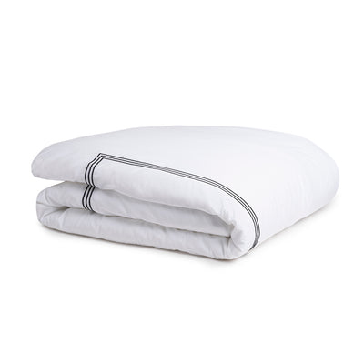 Kassatex Strada Embroidered Percale Duvet